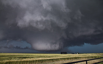 Amazing Storm, winter, rain, tornado, land, wind, gray, strong, fast, clouds, nature, amazing HD wallpaper