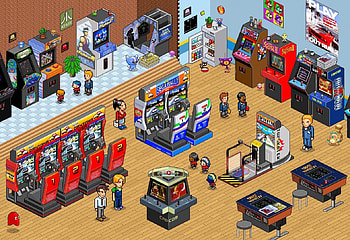 Retro 80's Arcade, 80s, retro, arcade, video game, pacman HD wallpaper