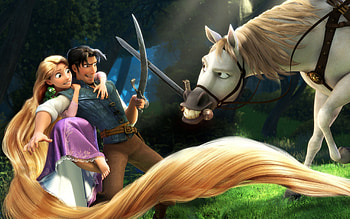 Rapunzel & Flynn in Tangled | HD wallpaper