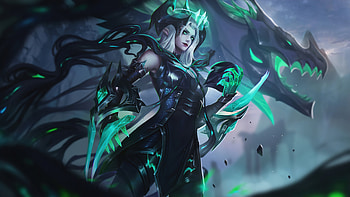 Ruined Shyvana Dragon LoL PC, video game, League Of Legends, Shyvana (League Of Legends) HD wallpaper