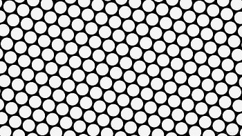 hexagon black white polka dots white smoke HD wallpaper