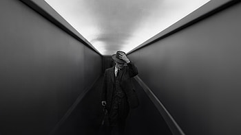 Oppenheimer Movie – Atmospheric Monochrome Cinematic Scene, movie, Oppenheimer HD wallpaper
