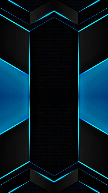 dgtjhyu, aqua, new, blue, shapes, black, geometric HD phone wallpaper
