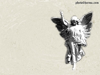 Angel, half paper, classic HD wallpaper