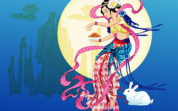 Moon Goddess, colorful, style, moon, art, girl, goddess HD wallpaper