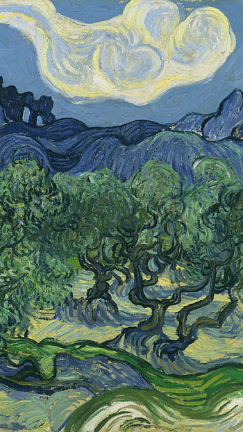 Vincent van Gogh art, Wheat field painting, Artistic landscape, Creative genius HD phone wallpaper