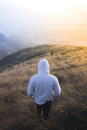 Miscellanea, Miscellaneous, Fog, Human, Person, Descent, Hoodie, Hoodies HD phone wallpaper
