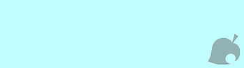 General Animal Crossing New Leaf Animal Crossing New Leaf logo minimalism blue light blue dual HD wallpaper