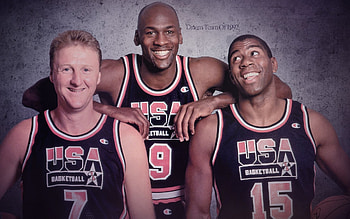 Dream Team of 1992, Magic Johnson HD wallpaper