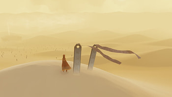 Journey game, Test action, Adventure playstation, PSN HD wallpaper
