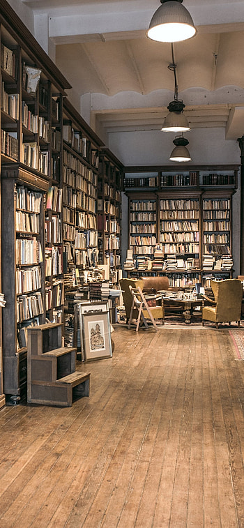 Man-Made, Library, Study, Interior HD phone wallpaper