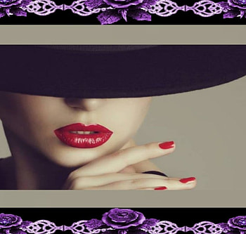 Pretty Face, face, women, creative, red HD wallpaper