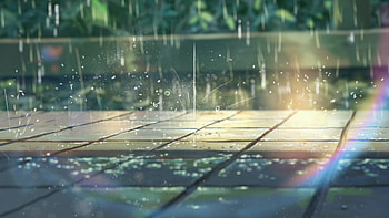 The Garden of Words HD wallpaper