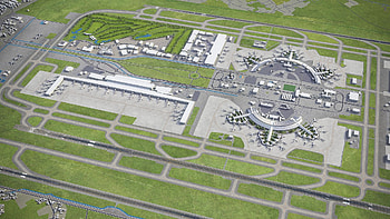 Soekarno-Hatta International Airport, Gateway to Jakarta, Infrastructure marvel, Travel hub HD wallpaper