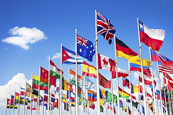 Expo 2015, International Flags HD wallpaper