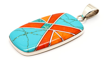 Vibrant Turquoise Pendant - Ultra, pendant, jewelry, handmade HD wallpaper