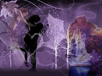 ROmance and Love, purple, romance, desire, love HD wallpaper