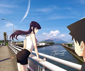 Tadano & Komi, Komi Shouko, Tadano Hitohito, Anime, Komi Can't Communicate HD wallpaper