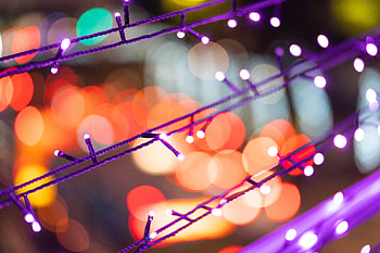 Macro, Glare, Circles, Shine, Light, Garland, Boquet, Bokeh HD wallpaper