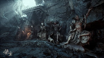 Ultra : Black Myth Wukong Statue, video game, Black Myth: Wukong, statue HD wallpaper
