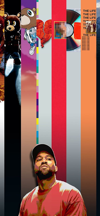 Kanye West, Album artworks, Music , Creative designs HD phone wallpaper