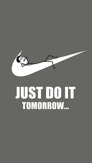 Just Do It Tomorrow Nike 6 plus - art, sport, AD, Ming Yao HD phone wallpaper