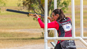 Haylyn Hanks, Skeet Shooting HD wallpaper