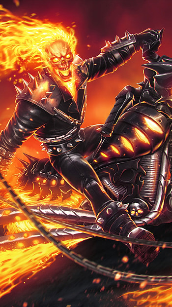 Ghost Rider, Marvel Ghost Rider HD phone wallpaper