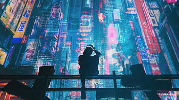 Longing Cyberpunk Neon Lights , cyberpunk, scifi, neon, artist, artwork, digital-art HD wallpaper