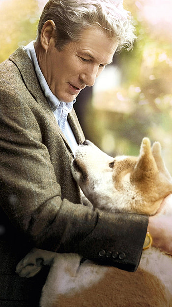 Parker and Hachi, Hachi: A Dog's Tale HD phone wallpaper