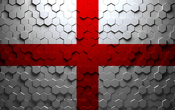 Flag of Freiburg im Breisgau, honeycomb art, Freiburg im Breisgau hexagons flag, Freiburg im Breisgau, 3d hexagons art, Freiburg im Breisgau flag HD wallpaper