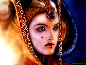 Amidela, portre, girl, fantasy, movie HD wallpaper