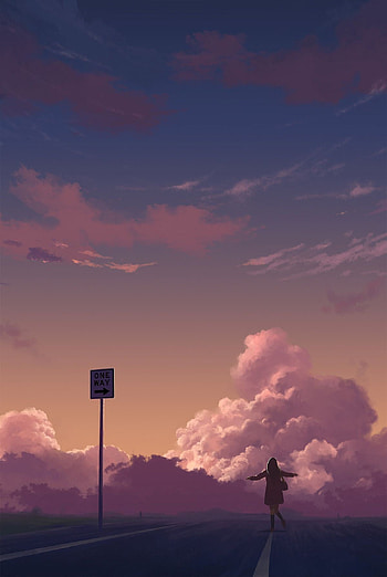 Skyy, cloud, sky, silhouette HD phone wallpaper