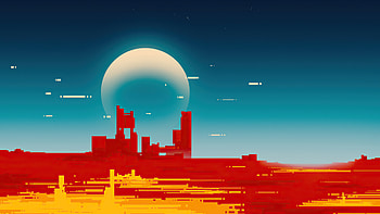 Barren Desert, desert, artist, artwork, digital-art, deviantart HD wallpaper