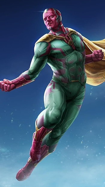 Vision, Comic, Superhero HD phone wallpaper