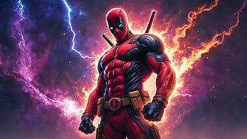 Deadpool Redemption, deadpool, superheroes, artwork, digital-art, ai, deviantart HD wallpaper