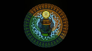 Artstation, Egyptian scarab HD wallpaper