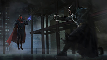 Batman Uses Sling Shot, batman, superheroes, digital-art, artwork, artstation HD wallpaper