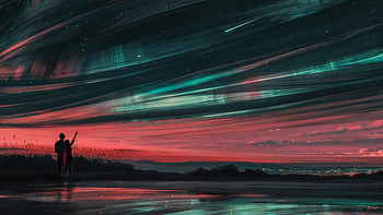 You And Me , couple, love, artist, artwork, digital-art, artstation HD wallpaper