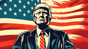 Bold Trump MAGA with American Pride, Donald Trump, MAGA HD wallpaper