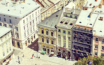 Streets in Lviv Ukraine, Cityscape beauty, European charm, Architectural marvels HD wallpaper