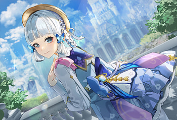 Kamisato Ayaka, Kamisato Ayaka (Genshin Impact), video game, Genshin Impact HD wallpaper
