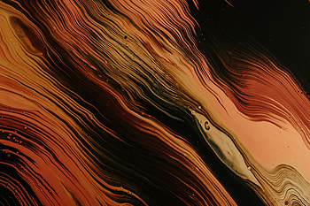 Abstract, Waves, Divorces, Paint, Liquid, Brown HD wallpaper