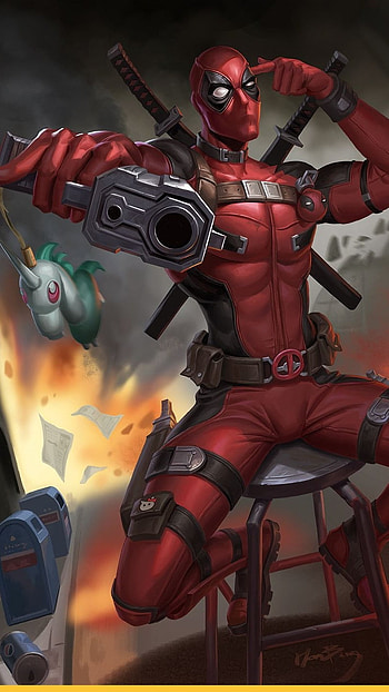 Deadpool, Superhero, Deadpool Superhero HD phone wallpaper