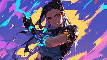 Reyna Unleashed: Valorant, video game, Valorant, Reyna (Valorant) HD wallpaper