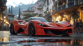 Ferrari Vision Concept — Quad, Ferrari, concept car HD wallpaper