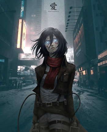 Mikasa Ackerman, MikasaAckerman, AttackOnTitan HD phone wallpaper