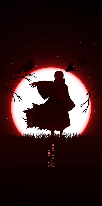 Dark animal, red, art HD phone wallpaper
