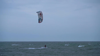Kiteboarding, High-flying action, Adrenaline-pumping sport, Aqua acrobatics HD wallpaper