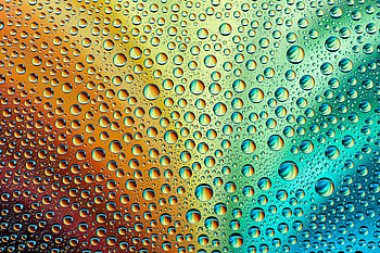 Abstract, Water, Rainbow, Drops, Blur, Smooth, Gradient HD wallpaper